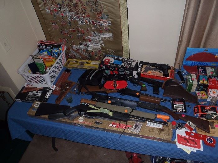 air rifles, gun cleaning and accesories