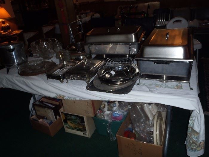 serving ware, silver plate