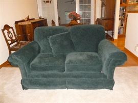 Matches the sofa..darker than it appears here