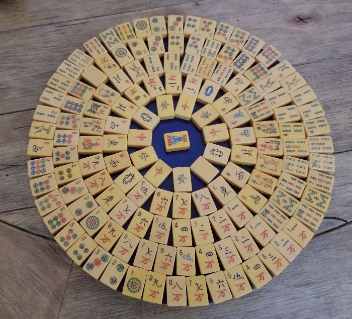 Custom made Mahjong Tile Lazy Susan