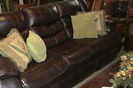 LEATHER STYLE SOFA