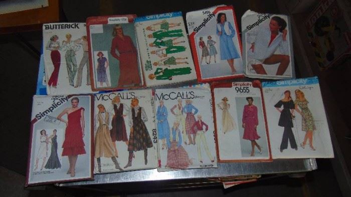 huge lot of sewing patterns