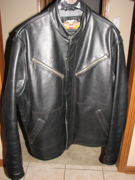 Heavy 2XL Harley Davidson Leather Jacket