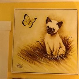 1960's Walker Oil Painting