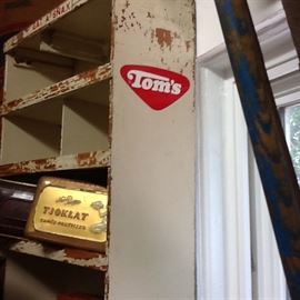 Vintage Toms Candy Selling Display Rare