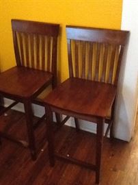 Pair bar stools