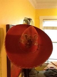 Vintage embroidered sombrero