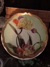 Beautifully Hand Painted Antique Plate