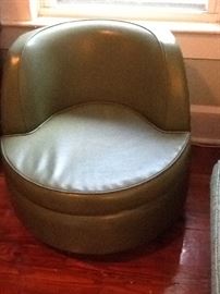 Vintage Green Tub Chair