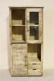 Distressed wall cabinet