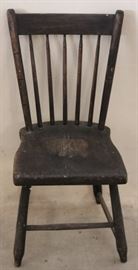 #6805 Early farm chair