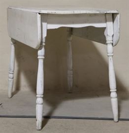 #6894 Painted drop side table