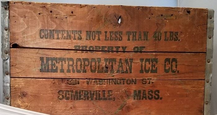 #85 Metropolitan Ice Co. Ice Box