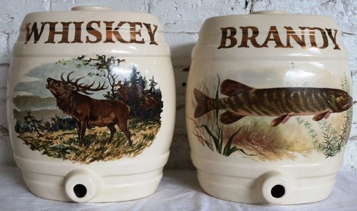#3101 Whiskey and Brandy jars
