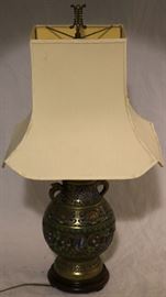 Vintage cloissonne table lamp