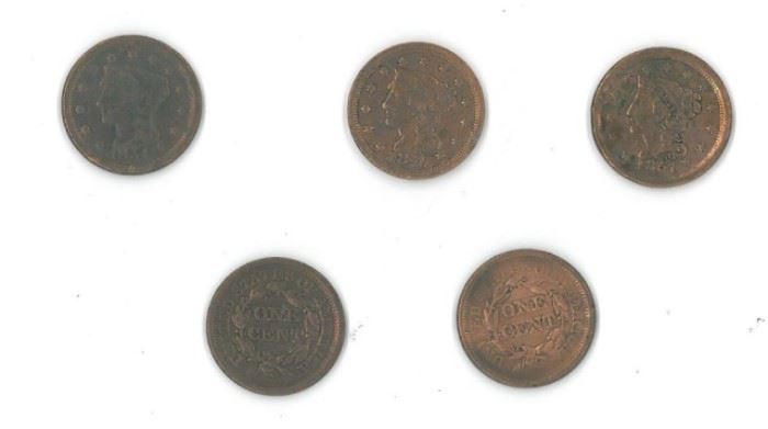 Several large cents