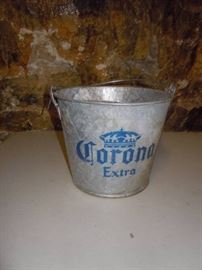 Corona Ice Bucket with Galvanized Nails