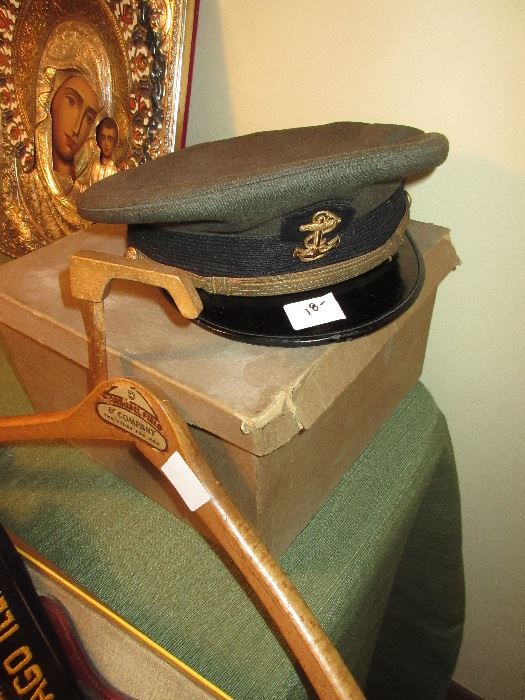 military cap in it's own box