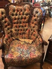 Antique Hand Carved in France Chair