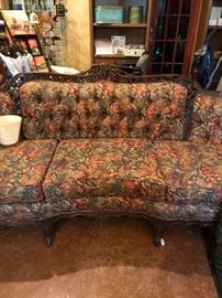 Large Antique Hand Carved in France Sofa