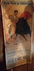Old bullfighting poster
