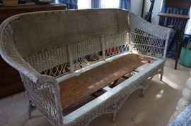 Wicker sofa