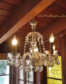1930's Crystal Chandelier