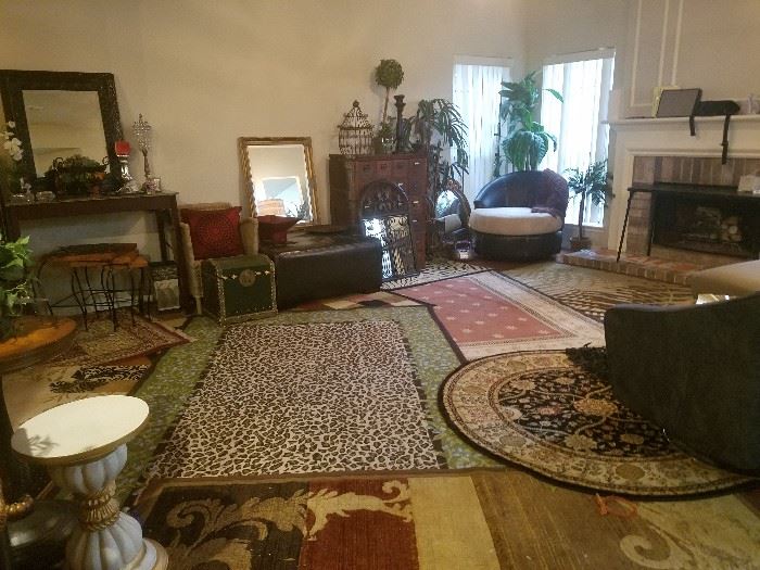 rugs, rugs, and more area rugs