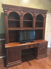 Hooker Furniture Desk with Shelving $750 OBO . recently purchased Star Furniture $3500