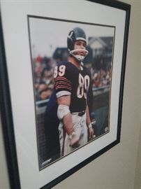 Signed and authenticated Ditka as a player and as a coach