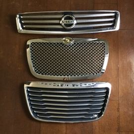 Nissan and Chrysler grills