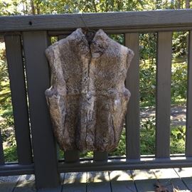 Women's fur vest