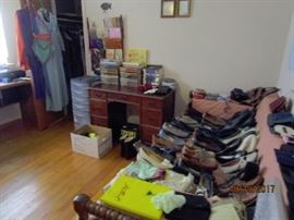 SHOES, DESK, CLOTHES MISC