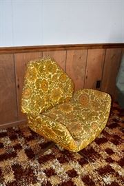 Home crest mid century modern chair