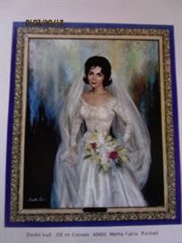Myrna Fahey wedding potrait