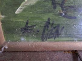 E. CIEN - ORIGINAL OIL ON CANVAS - 