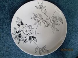 REDWING - MIDNIGHT ROSE.  6 DINNER PLATES, 6 SALAD PLATES, 6 SAUCERS