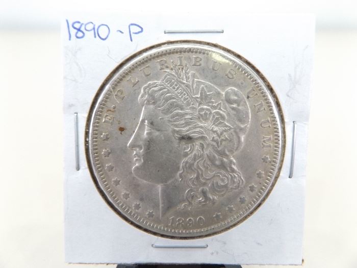 1890-P Morgan Silver Dollar
