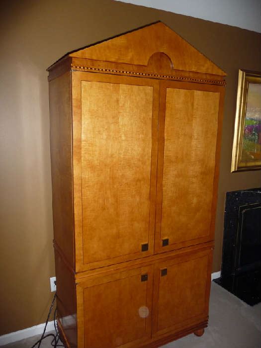 WOOD ARMOIRE BY HICKORY WHITE