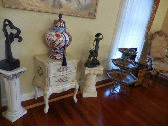 Various Pedestals, Occasional Tables