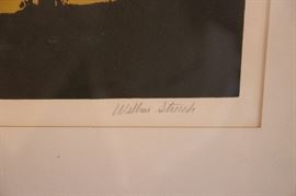 Signed Wilber Streech print
