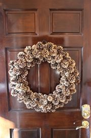 pinecone wreath