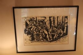 The Immigrants 1910 - artist's proof