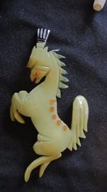 Vintage Horse Brooch 