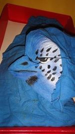 Vintage Children's Costumes, dress up clothes , Blue Bird Costume 