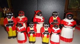 Vintage Celluloid Salt / Pepper, and syrup 