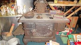 Triumph cast Iron stove, salesman sample