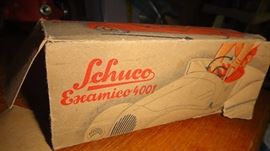 Schuco wind up car and box 