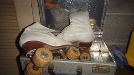 Wood Wheel Roller skates 