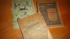 Vintage Music books 